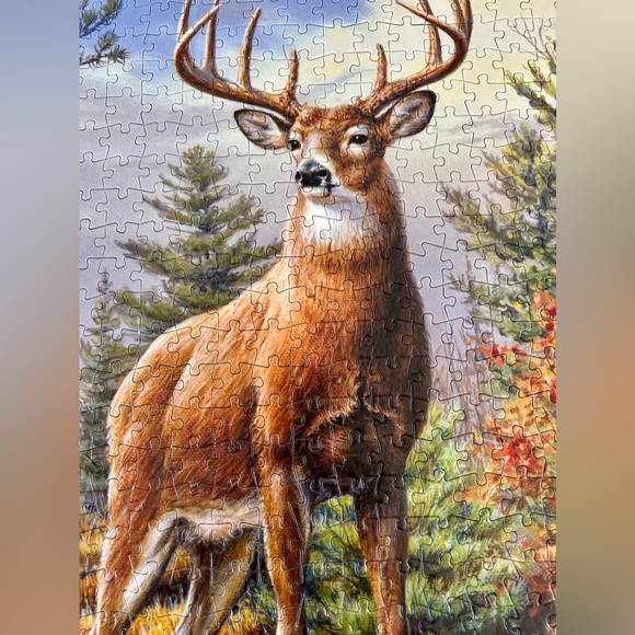 Buffalo Games Standing Proud 1000 pc Puzzle Buck Deer Complete - Picture 5 of 9